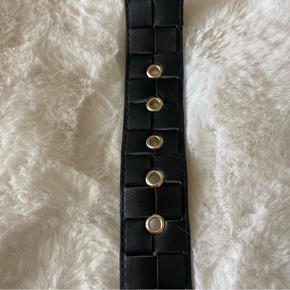 Steve Madden Woven Leather Belt - Picture 3 of 3